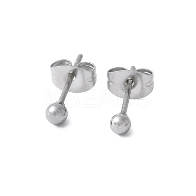 304 Stainless Steel Stud Earrings for Women LS-EJEW-E603-06B-P-1