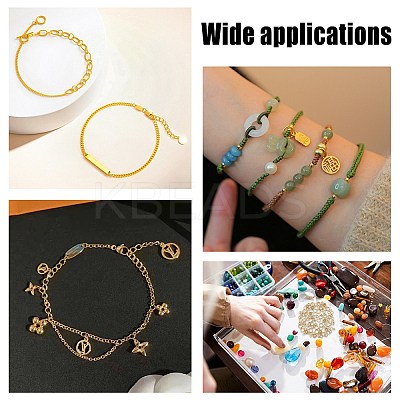 240Pcs Brass Jump Rings KK-CA0003-03-1