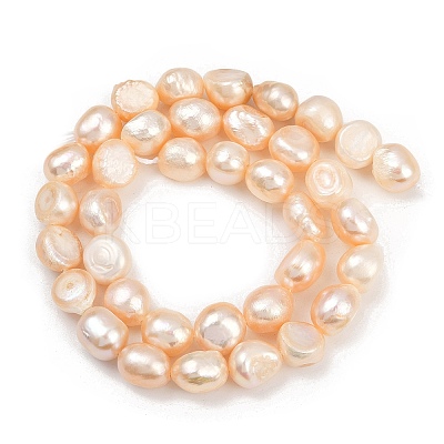 Natural Cultured Freshwater Pearl Beads Strands PEAR-P064-20K-01C-1
