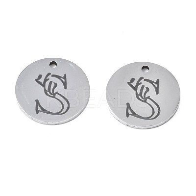 Non-Tarnish 304 Stainless Steel Charms STAS-T059-26P-S-1