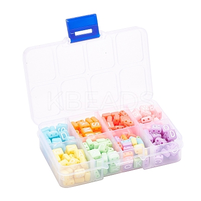 240Pcs 8 Colors Opaque Acrylic Multi-Strand Links MACR-YW0001-45-1