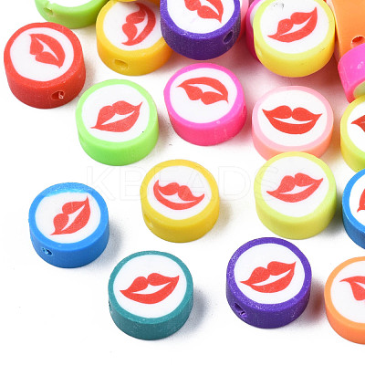Handmade Polymer Clay Beads X-CLAY-N011-44A-1