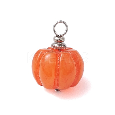 Opaque Resin Vegetable Pendants X1-PALLOY-JF02766-01-1