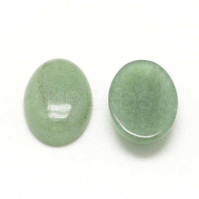 Natural Green Aventurine Cabochons X-G-R415-13x18-43-1