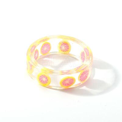 Resin Plain Band Rings FS-WG41763-10-1