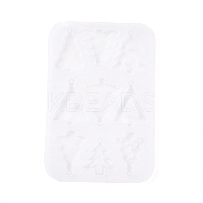 Christmas Pendants DIY Silicone Mold DIY-K073-19B-1