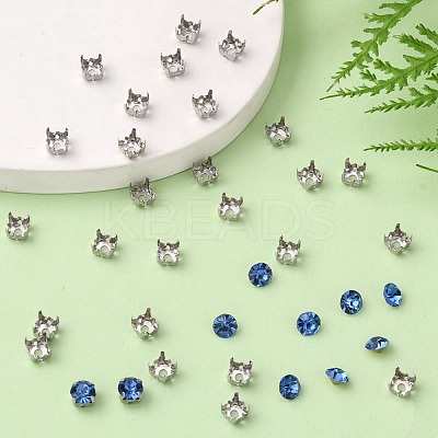 Non-Tarnish Stainless Steel Sew on Prong Settings X-STAS-L229-06P-1