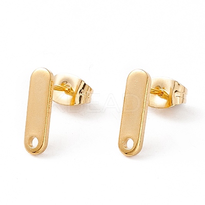 201 Stainless Steel Stud Earring Findings with Hole LS-X-EJEW-A071-16G-1