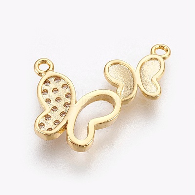 Brass Micro Pave Cubic Zirconia Pendants LS-ZIRC-P076-15G-NR-1
