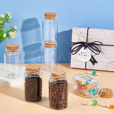 Empty Glass Bottle AJEW-WH0470-43C-1