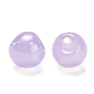 Opaque Acrylic Beads OACR-G012-03D-1