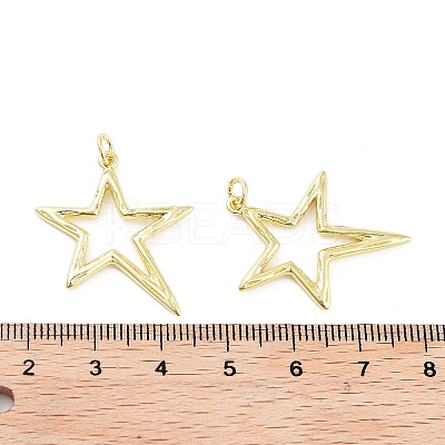 Rack Plating Brass Pendants KK-C056-03G-1