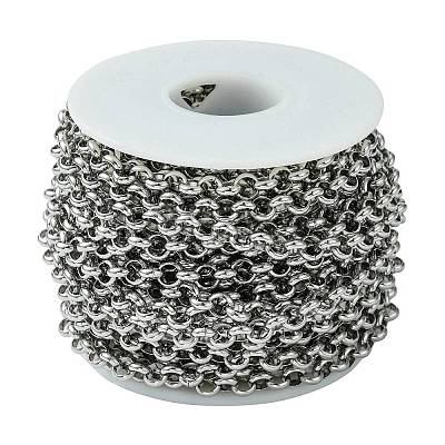 Tarnish Resistant 304 Stainless Steel Rolo Chains STAS-M032-42P-5.7mm-1