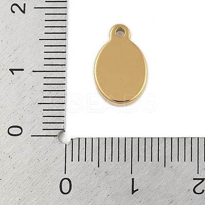 Ion Plating(IP) 304 Stainless Steel Rack Plating Pendant Cabochon Settings STAS-U019-40G-1