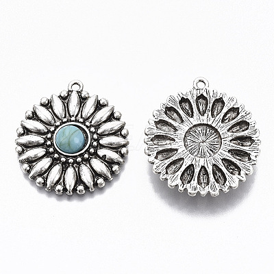 Tibetan Style Alloy Pendants LS-X-PALLOY-R113-007-RS-1
