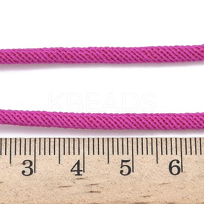 3MM Nylon Milan Cord Necklace Making NJEW-H084-01G-29-1