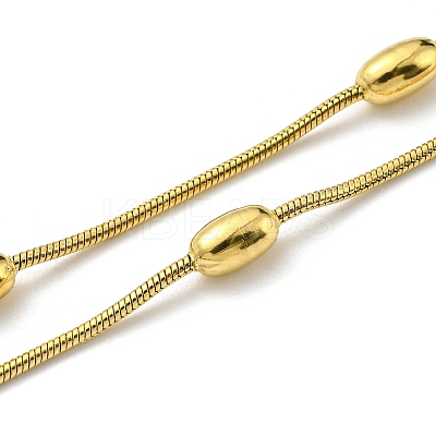 304 Stainless Steel Satellite Chains Double Layer Wrap Bracelet LS-BJEW-K235-02G-1