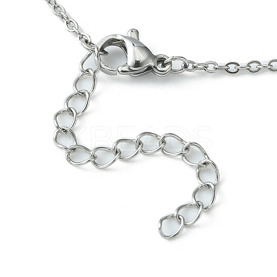 DNA Double Helix Alloy Pendant Necklaces & Danhle Earrings Jewelry Sets SJEW-JS01279-1