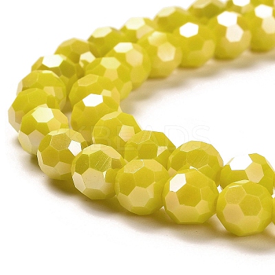 Opaque Glass Beads Stands X-EGLA-A035-P8mm-B04-1