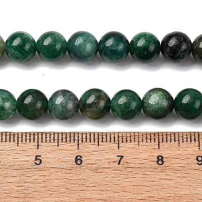 Natural Fuchsite Beads Strands G-D470-12B-1-1