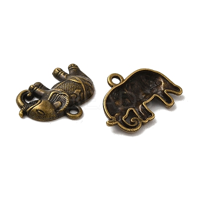 Tibetan Style Alloy Pendants TIBE-Q050-148AB-FF-1