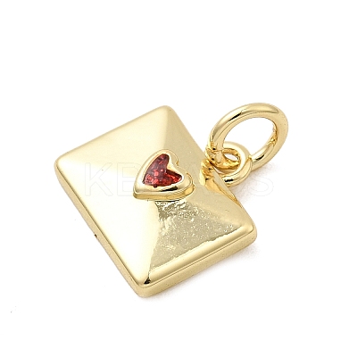 Brass Enamel Charms KK-P338-31G-01-1