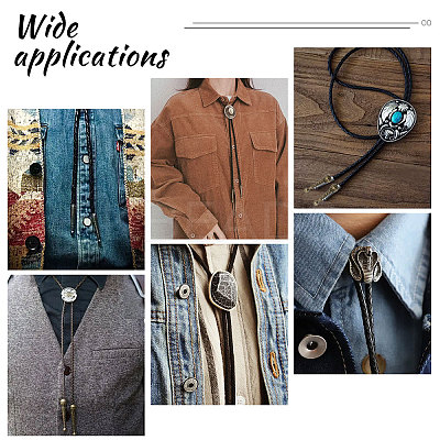 DIY Iron Bolo Tie Making Finding Kit FIND-CA0008-98-1