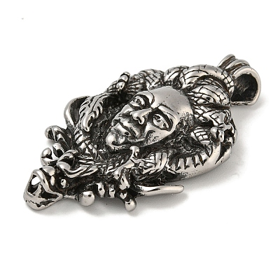 316 Surgical Stainless Steel Pendants STAS-Z073-92AS-1