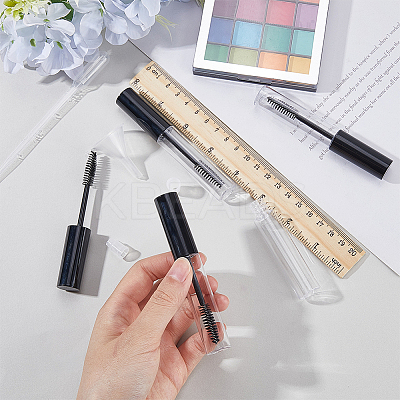 10Pcs DIY Plastic Empty Eyelash Bottle with 4Pcs 2ml Disposable Plastic Dropper with 2Pcs Mini Transparent Plastic Funnel Hopper MRMJ-GF0001-53A-1