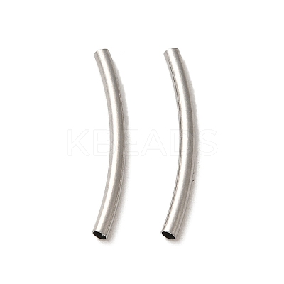 Non-Tarnish 304 Stainless Steel Tube Beads STAS-C091-02B-P-1