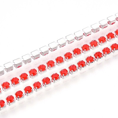 Iron Rhinestone Cup Chains CH-T006-01A-06-1