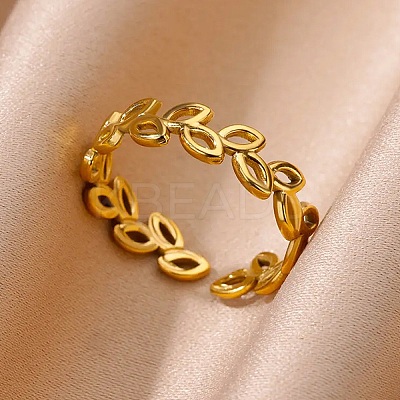 304 Stainless Steel Finger Rings for Women LS-RJEW-U060-02G-1