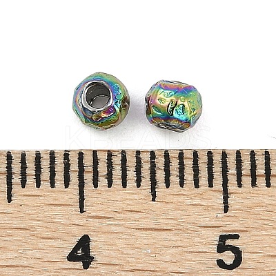 Textured 316 Surgical Stainless Steel Beads STAS-M106-01B-1