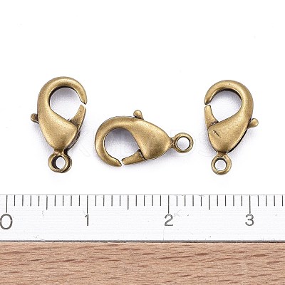 Antique Bronze Brass Lobster Claw Clasps X-KK-902-AB-NF-1