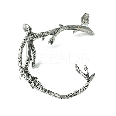 316 Surgical Stainless Steel Stud Earrings EJEW-E300-14AS-1