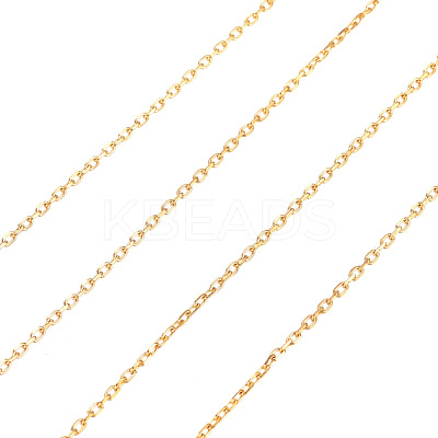 3.28 Feet Ion Plating(IP) 304 Stainless Steel Cable Chains X-CHS-D004-01G-1