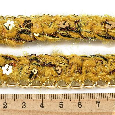 Polyester Crochet Lace Trim OCOR-Q058-35-1