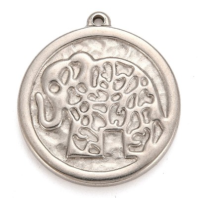 Non-Tarnish 304 Stainless Steel Pendants STAS-Z016-22P-1