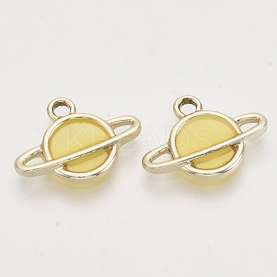 Epoxy Resin Pendants RESI-S386-002C-1