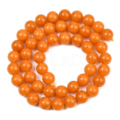 Dyed Natural White Jade Beads Strands GG-CBAD029-A08-8mm-1