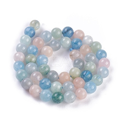 Natural Morganite Beads Strands G-I247-03B-1