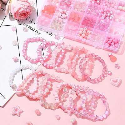 404Pcs Acrylic Beads TACR-FS0001-51-1