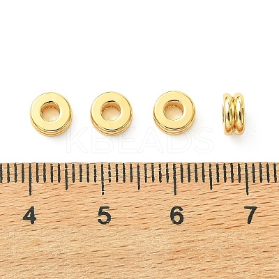 SHEGRACE Flat Round Brass Beads XGRPCU553-295G-1
