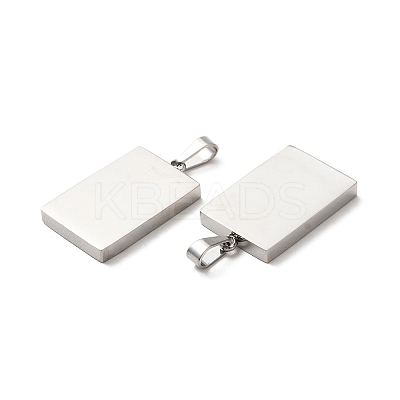 Non-Tarnish 304 Stainless Steel Pendants STAS-R120-03P-1