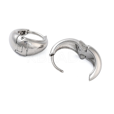Non-Tarnish 304 Stainless Steel Hoop Earrings EJEW-L291-002P-1