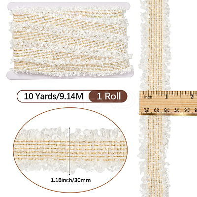 Polyester Lace Trim OCOR-WH20003-25B-1
