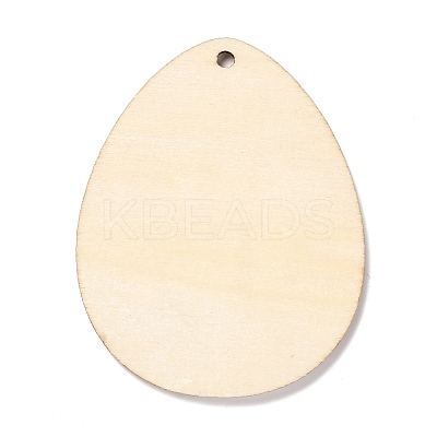 DIY Crafts Easter Egg Shape Cutouts Pendants AJEW-P087-B01-08-1