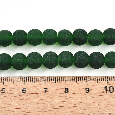 Transparent Glass Beads Strands GLAA-T032-T8mm-MD22-1