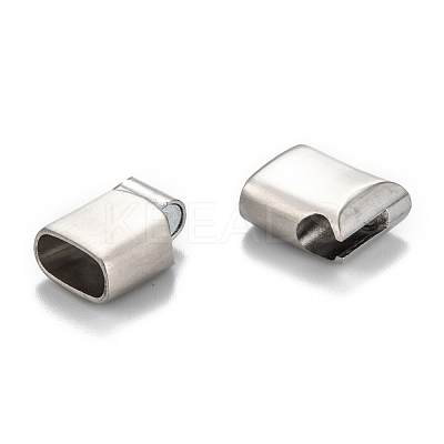 Tarnish Resistant 316 Surgical Stainless Steel Magnetic Clasps with Glue-in Ends X-STAS-F269-01MP-1