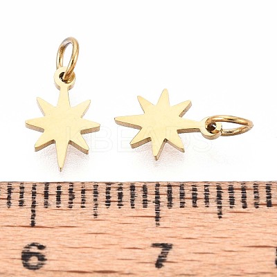 Ion Plating(IP) 304 Stainless Steel Pendants STAS-T064-79G-1